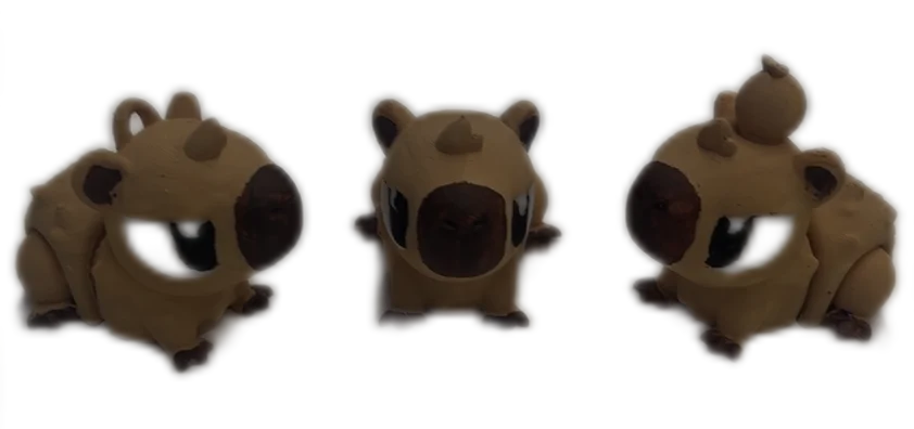 Painted figurines showcase